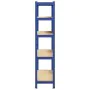 Estantería almacenaje 5 niveles azul madera ingeniería acero von , Industrieregale - Ref: Foro24-4016949, Preis: 51,39 €, Rab...