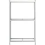Estante para neumáticos 2 capas madera contrachapada plateado by , Industrial shelving - Ref: Foro24-4016968, Price: 55,31 €,...