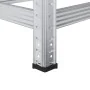 Estante para neumáticos 2 capas madera contrachapada plateado by , Industrial shelving - Ref: Foro24-4016968, Price: 55,31 €,...