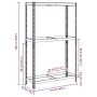 Estante para neumáticos 2 capas madera contrachapada plateado by , Industrial shelving - Ref: Foro24-4016968, Price: 55,31 €,...
