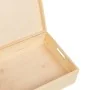 Caja de madera con tapa y asas madera maciza pino 40x30x13 cm by , Storage baskets - Ref: Foro24-4017391, Price: 31,96 €, Dis...