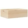 Caja de madera con asas madera maciza pino 40x30x13 cm de , Cestas para almacenaje - Ref: Foro24-4017393, Precio: 27,48 €, De...