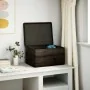 Caja de madera con tapa y asas madera maciza pino 40x30x23 cm by , Storage baskets - Ref: Foro24-4017398, Price: 44,59 €, Dis...