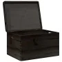 Caja de madera con tapa y asas madera maciza pino 40x30x23 cm by , Storage baskets - Ref: Foro24-4017398, Price: 44,59 €, Dis...