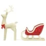 Decoración navideña reno y trineo 100 LED blanco cálido by , Christmas lights - Ref: Foro24-4019492, Price: 119,79 €, Discoun...