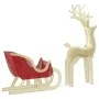 Decoración navideña reno y trineo 100 LED blanco cálido by , Christmas lights - Ref: Foro24-4019492, Price: 119,79 €, Discoun...
