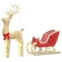 Decoración navideña reno y trineo 100 LED blanco cálido by , Christmas lights - Ref: Foro24-4019492, Price: 119,79 €, Discoun...