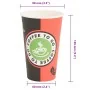 Tazas de café de papel 1000 uds 16oz 400ml rojo y negro von , Einwegbecher - Ref: Foro24-4102789, Preis: 73,00 €, Rabatt: %