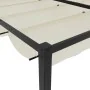 Cenador de jardín con techo retráctil acero crema 3x3 m de , Carpas y cenadores - Ref: Foro24-4003960, Precio: 386,12 €, Desc...