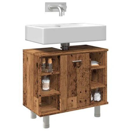 Armario de baño madera contrachapada envejecida 60x32x53,5 cm by , Bathroom furniture - Ref: Foro24-856144, Price: 66,05 €, D...