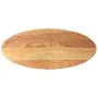 Tablero de mesa ovalado madera maciza de roble 140x60x4 cm by , Table tops - Ref: Foro24-4009052, Price: 175,75 €, Discount: %