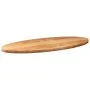 Tablero de mesa ovalado madera maciza de roble 140x60x4 cm by , Table tops - Ref: Foro24-4009052, Price: 175,75 €, Discount: %