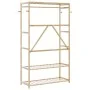 Perchero con estantes bambú 110x40x175 cm by , Dresser Organizers and Bar Hangers - Ref: Foro24-4008924, Price: 87,71 €, Disc...