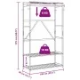 Perchero con estantes bambú 110x40x175 cm by , Dresser Organizers and Bar Hangers - Ref: Foro24-4008924, Price: 87,71 €, Disc...