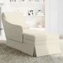 Chaise longue respaldo reposabrazos derecho terciopelo crema by , Daybeds - Ref: Foro24-4009789, Price: 150,94 €, Discount: %
