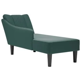 Chaise longue con reposabrazos derecho terciopelo oscuro by , Daybeds - Ref: Foro24-4009794, Price: 147,11 €, Discount: %