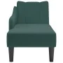 Chaise longue con reposabrazos derecho terciopelo oscuro by , Daybeds - Ref: Foro24-4009794, Price: 147,11 €, Discount: %