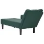 Chaise longue con reposabrazos derecho terciopelo oscuro by , Daybeds - Ref: Foro24-4009794, Price: 147,11 €, Discount: %