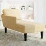 Chaise longue con cojín de tela de pana gris by , Daybeds - Ref: Foro24-4009819, Price: 125,45 €, Discount: %