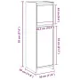 Armario de baño madera contrachapada roble artisan 30x30x95 cm de , Muebles de baño - Ref: Foro24-856062, Precio: 58,14 €, De...
