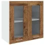 Armario de pared para cocina con puerta cristal envejecida de , Armarios de cocina - Ref: Foro24-856167, Precio: 54,95 €, Des...