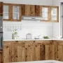 Armario de pared para cocina con puerta cristal envejecida de , Armarios de cocina - Ref: Foro24-856167, Precio: 54,95 €, Des...