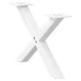 Patas de mesa de centro forma X 2uds acero blanco 50x(30-31) cm by , Table legs - Ref: Foro24-4012877, Price: 47,71 €, Discou...