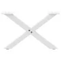 Patas de mesa de centro forma X 2uds acero blanco 50x(30-31) cm by , Table legs - Ref: Foro24-4012877, Price: 47,71 €, Discou...