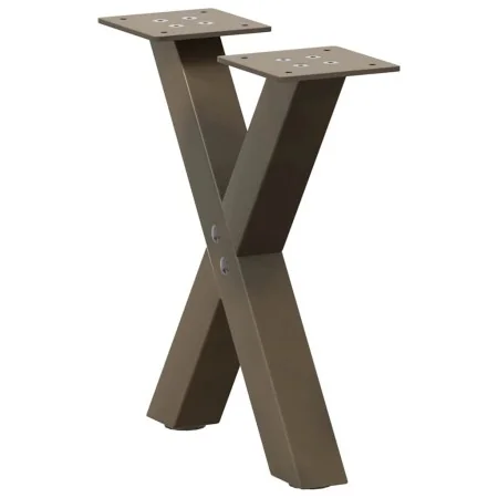 Patas de mesa centro forma X 2uds acero natural 37x(30-31) cm von , Tischbeine - Ref: Foro24-4012875, Preis: 45,29 €, Rabatt: %