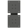 Patas de mesa centro forma X 2uds acero antracita 30x(30-31) cm de , Patas para mesas - Ref: Foro24-4012930, Precio: 74,92 €,...