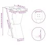Patas de mesa centro forma X 2uds acero antracita 30x(30-31) cm de , Patas para mesas - Ref: Foro24-4012930, Precio: 74,92 €,...