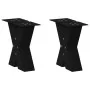 Patas de mesa de centro forma X 2uds acero negro 40x(30-31) cm by , Table legs - Ref: Foro24-4012932, Price: 77,61 €, Discoun...