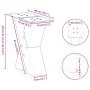 Patas de mesa de centro forma X 2uds acero negro 40x(30-31) cm by , Table legs - Ref: Foro24-4012932, Price: 77,61 €, Discoun...