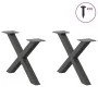 Patas de mesa centro forma X 2uds acero antracita 60x(30-31) cm von , Tischbeine - Ref: Foro24-4012882, Preis: 53,36 €, Rabat...
