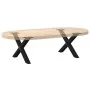 Patas de mesa de centro forma X 2uds acero negro 60x(30-31) cm de , Patas para mesas - Ref: Foro24-4012880, Precio: 53,34 €, ...