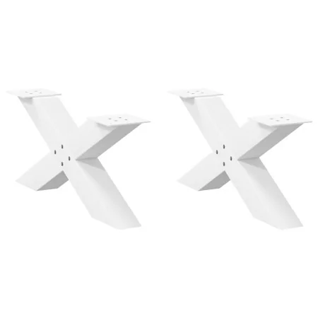 Patas de mesa de centro forma X 2uds acero blanco 70x(30-31) cm von , Tischbeine - Ref: Foro24-4012945, Preis: 90,63 €, Rabat...