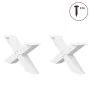 Patas de mesa de centro forma X 2uds acero blanco 70x(30-31) cm von , Tischbeine - Ref: Foro24-4012945, Preis: 90,63 €, Rabat...