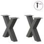 Patas para mesa de centro en forma de X 2 uds antracita acero von , Tischbeine - Ref: Foro24-4012958, Preis: 88,46 €, Rabatt: %