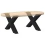 Patas de mesa de centro forma X 2uds acero negro 70x(42-43) cm de , Patas para mesas - Ref: Foro24-4012964, Precio: 89,71 €, ...
