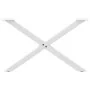 Patas de mesa de centro forma X 2uds acero blanco 70x(42-43) cm by , Table legs - Ref: Foro24-4012905, Price: 57,50 €, Discou...