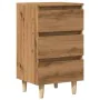 Mesita de noche madera de ingeniería roble artisan 40x35x69 cm de , Mesitas de noche - Ref: Foro24-856422, Precio: 65,92 €, D...