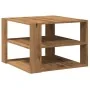 Mesa de centro madera ingeniería roble artesanal 58x58x40 cm by , Coffee table - Ref: Foro24-856497, Price: 47,31 €, Discount: %