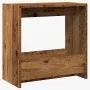 Mesa auxiliar de madera contrachapada envejecida 50x26x50 cm by , Side tables - Ref: Foro24-856538, Price: 33,07 €, Discount: %