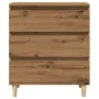 Aparador madera contrachapada roble artisian 60x35x70 cm by , Sideboards - Ref: Foro24-856481, Price: 71,98 €, Discount: %