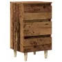 Mesita de noche madera de ingeniería envejecida 40x35x69 cm de , Mesitas de noche - Ref: Foro24-856420, Precio: 61,86 €, Desc...