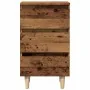 Mesita de noche madera de ingeniería envejecida 40x35x69 cm de , Mesitas de noche - Ref: Foro24-856420, Precio: 61,86 €, Desc...