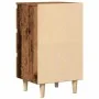Mesita de noche madera de ingeniería envejecida 40x35x69 cm de , Mesitas de noche - Ref: Foro24-856420, Precio: 61,86 €, Desc...