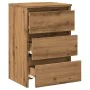 Mesitas noche 2uds madera ingeniería roble artisan 40x35x62,5cm von , Nachttische - Ref: Foro24-856525, Preis: 109,64 €, Raba...