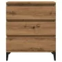 Aparador madera contrachapada roble artisian 60x35x70 cm by , Sideboards - Ref: Foro24-856483, Price: 76,34 €, Discount: %