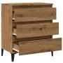 Aparador madera contrachapada roble artisian 60x35x70 cm by , Sideboards - Ref: Foro24-856483, Price: 76,34 €, Discount: %